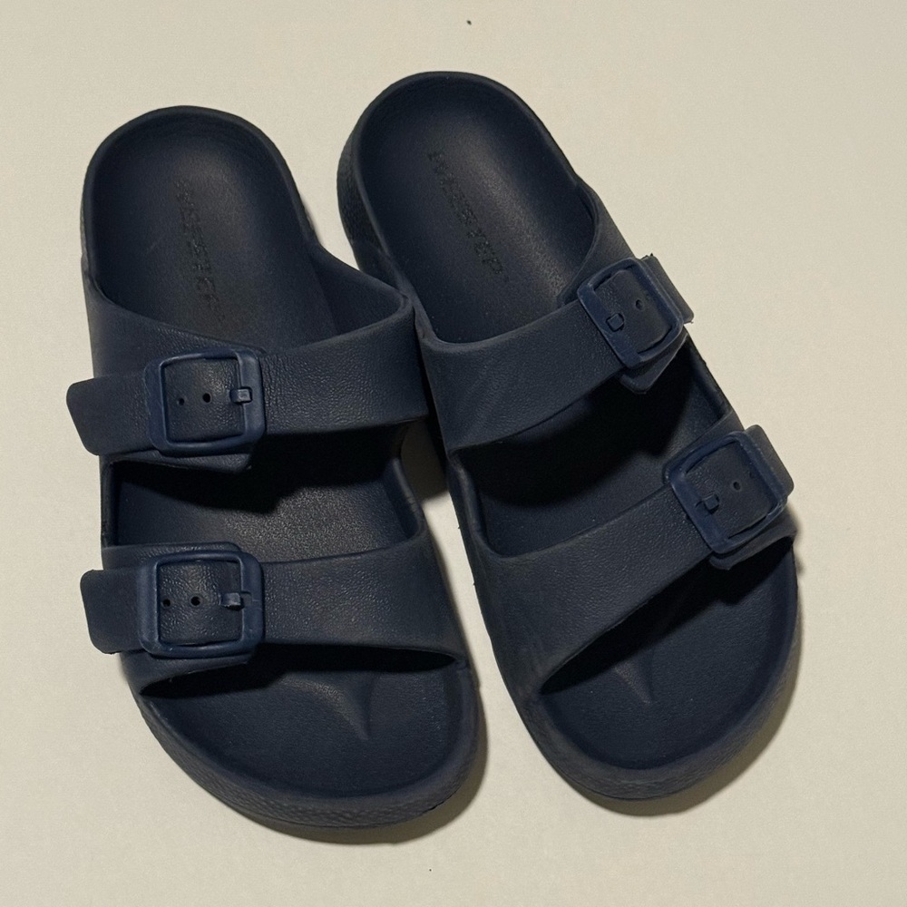 Kids Navy Blue Slippers